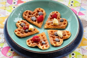 Low Carb Herzwaffeln