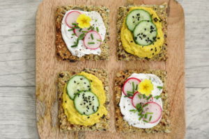 Knäckebrot lowcarb und vegan