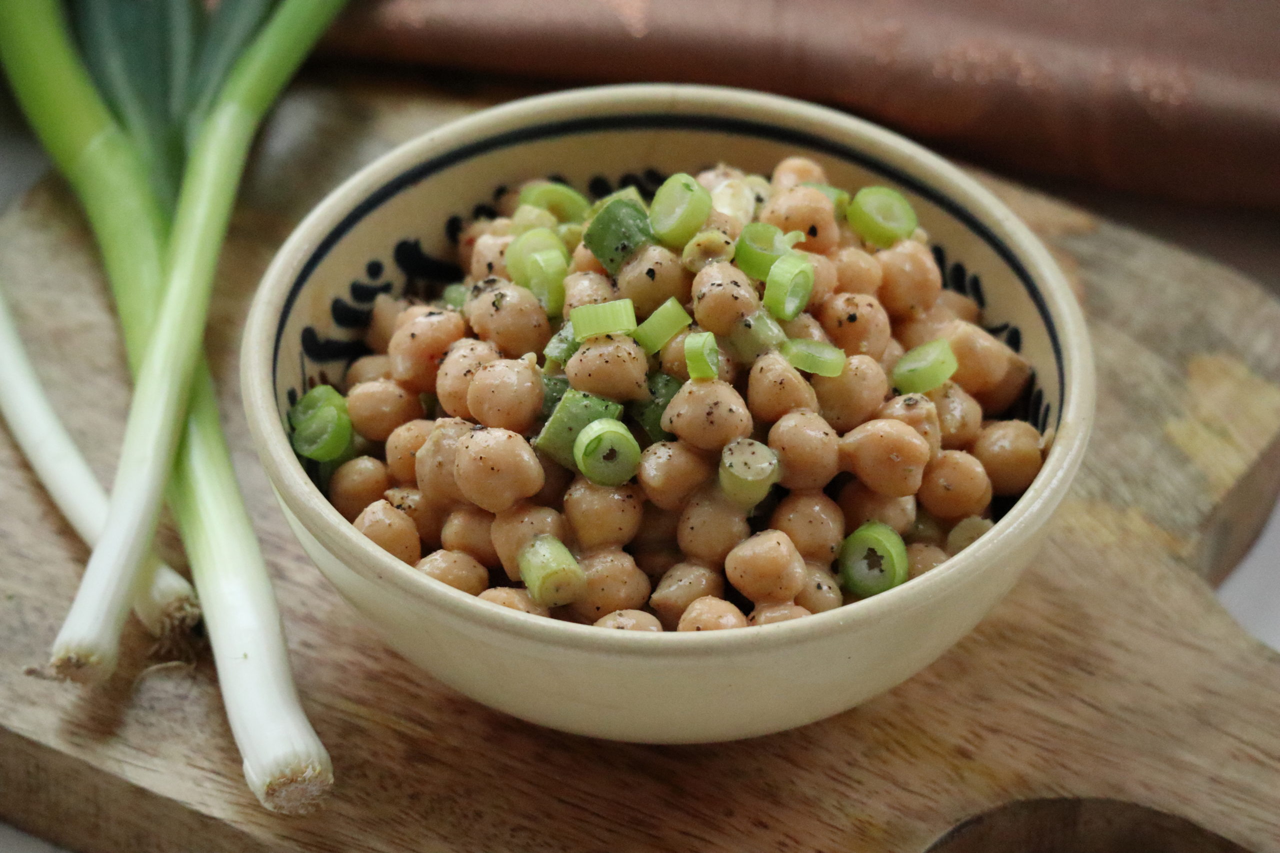 Kichererbsensalat, schnell und vegan